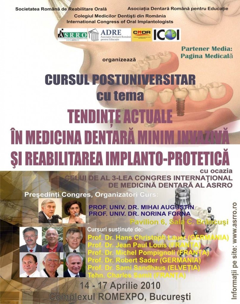 Ediția a XIV-a a Zilelor Facultății de Medicină Dentară – Provocări în Medicina Dentară, 27 aprilie – 1 mai, 2010 — imagine 14