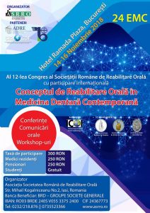 Al XII-lea Congres al Societatii Romane de Reabilitare Orala – 14-16 Noiembrie 2018, Bucuresti — imagine 5