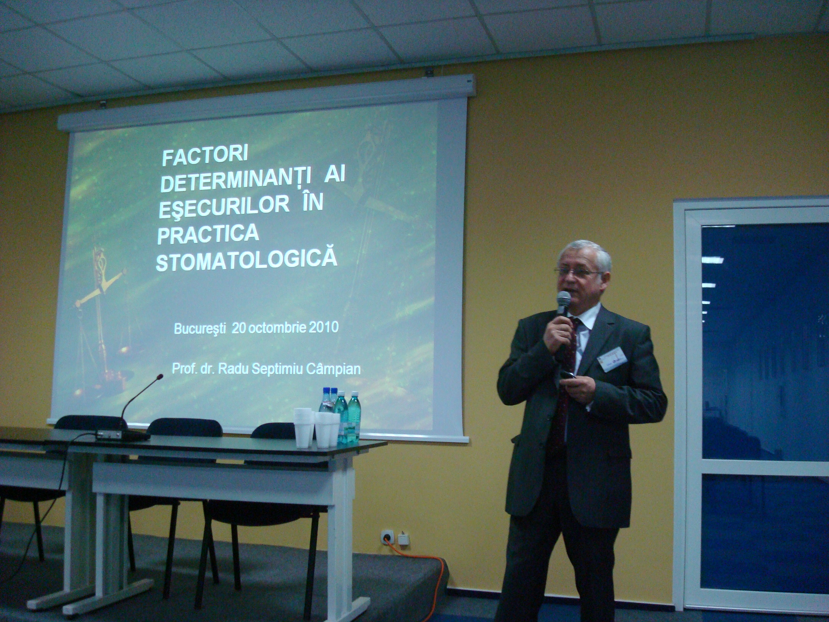 Congresul Internațional de Reabilitare Orală – Succes versus eșec în implantologia orală și practica stomatologică, 20 – 23 octombrie 2010, București