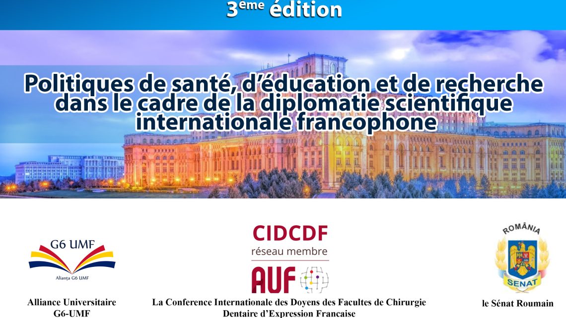 Summit Mondial Francofon București, 19–21 noiembrie 2025 | Palatul Parlamentului – Sala Constantin Stere