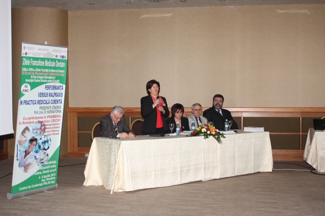 Editia a XVIII-a a Zilelor Facultatii de Medicina Dentara Iasi 2014. Al VI-lea Congres International al Asociatiei Dentare Romana pentru Educatie — imagine 270